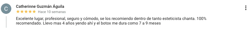 Mejor clínica estética en Chile según pacientes y estándares médicos 1 Screen Shot 2026 02 03 at 17.05.57