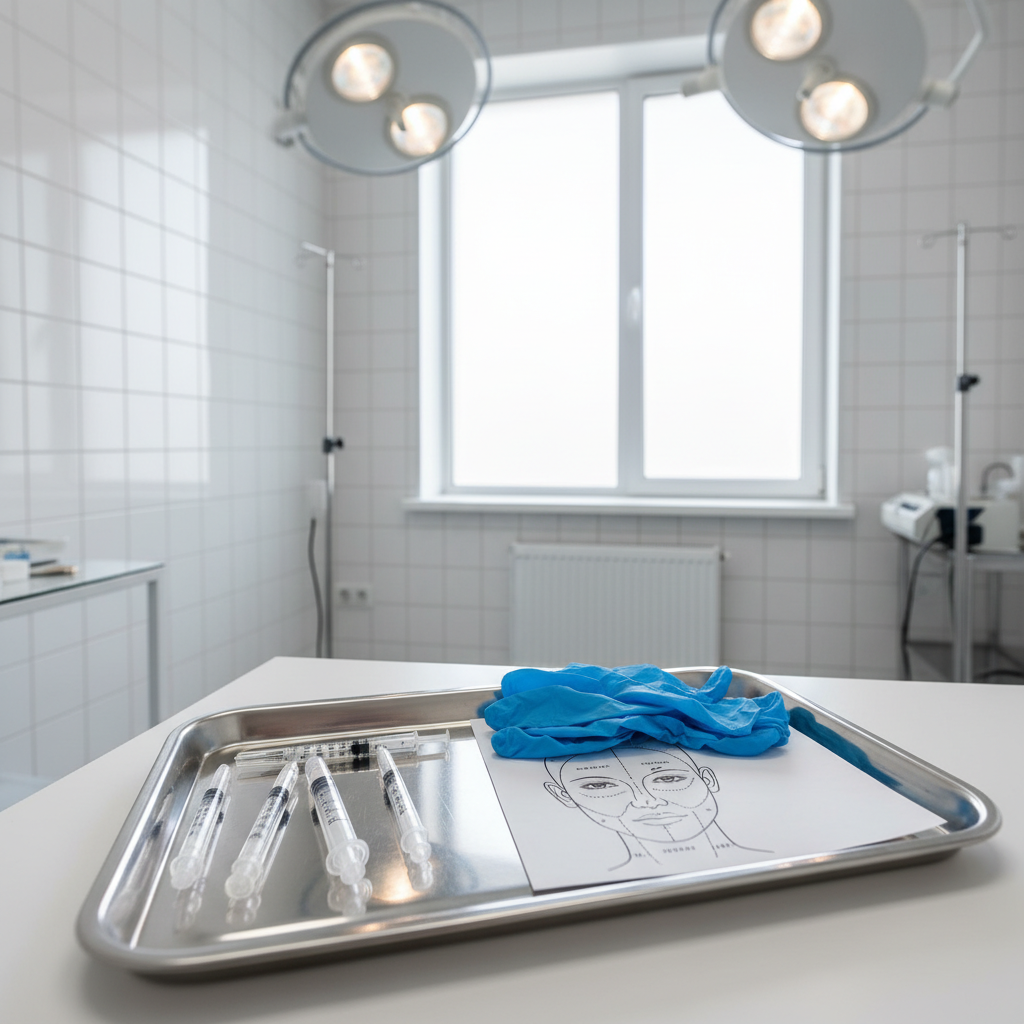 Qué se hicieron nuestros pacientes en Black Friday 1 Bandeja clínica con insumos estéticos utilizada para explicar Casos reales: qué se hicieron nuestros pacientes en Black Friday en Clínica EM