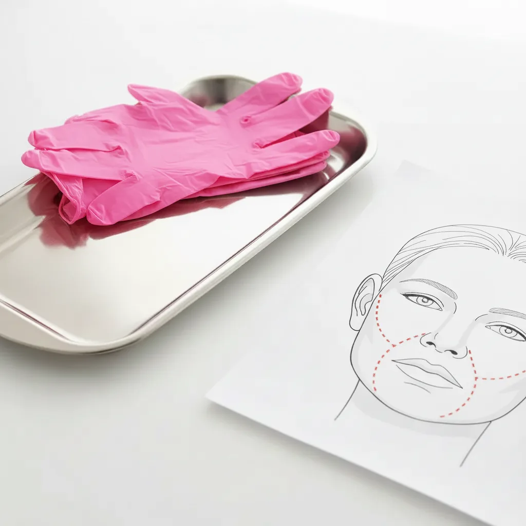 Guantes rosados look week